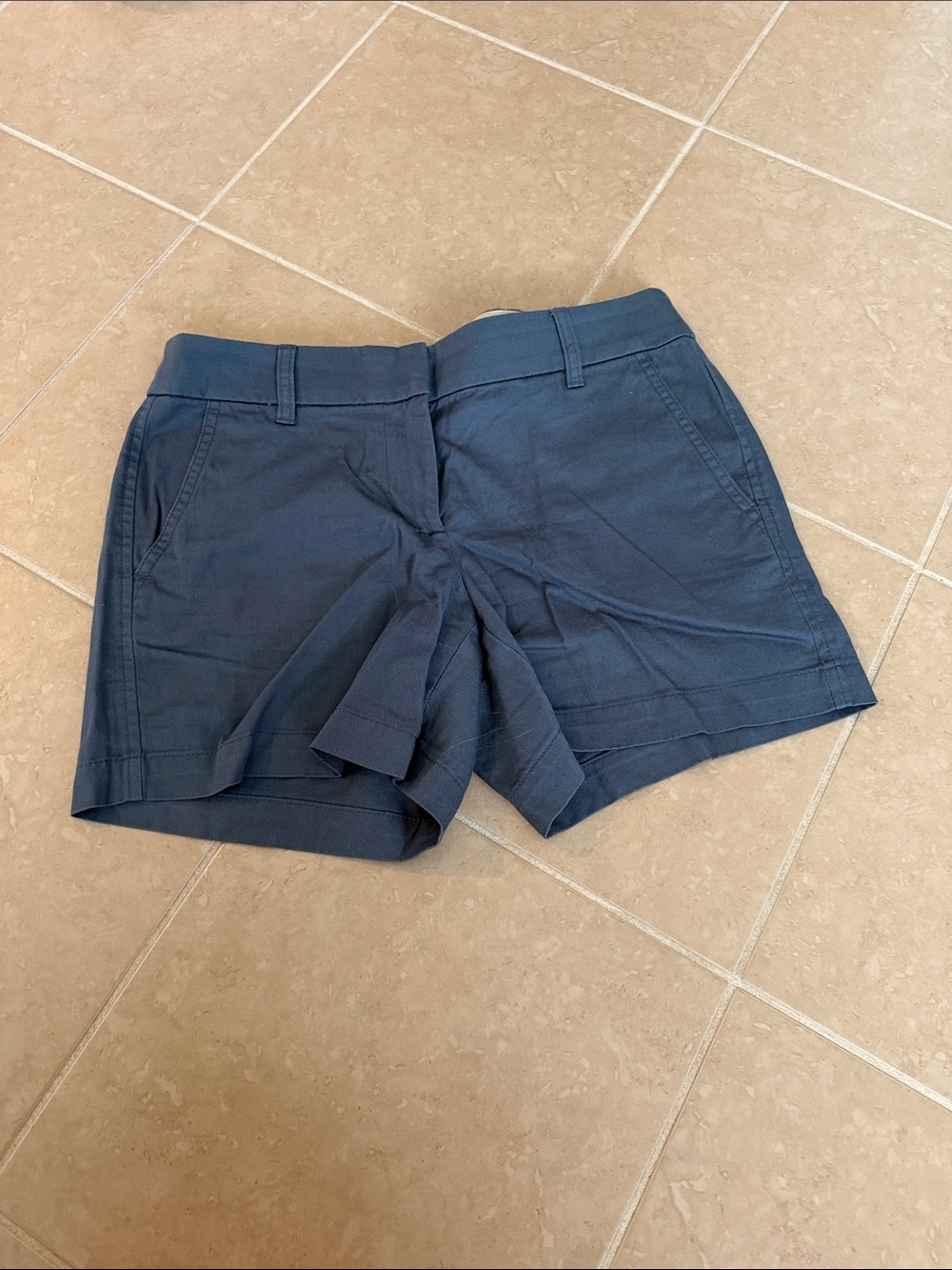 J. Crew Navy Women’s Cotton Chino Shorts
